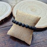 Bracelet en Pierres de Lave 8mm