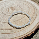Bracelet en pierre de lune perles de 4mm