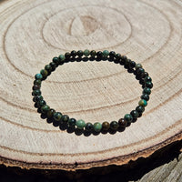 Bracelet en turquoise Africaine perles de 4mm