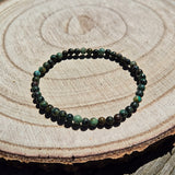 Bracelet en turquoise Africaine perles de 4mm