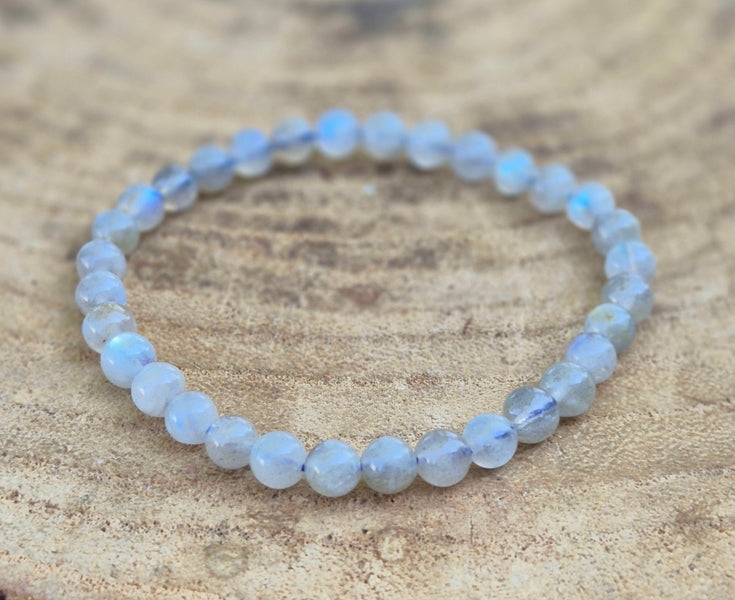 Bracelet en labradorite 6mm