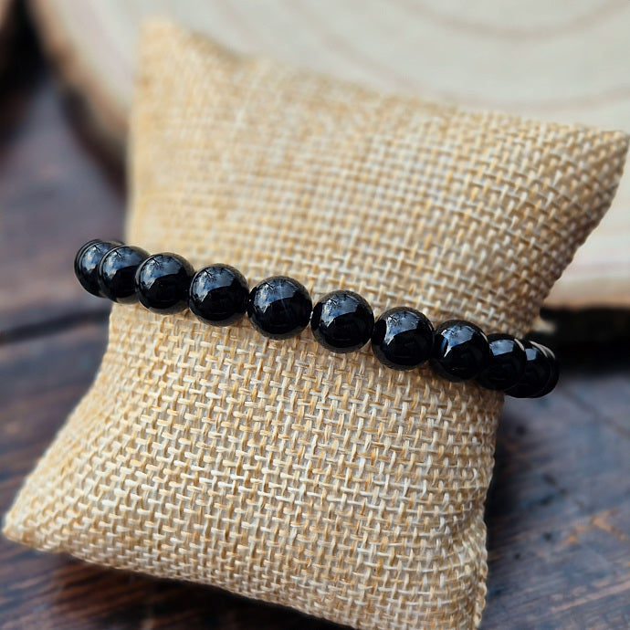 Bracelet en Onyx du Brésil 8mm