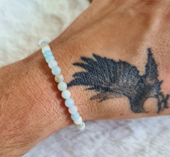 bracelet en amazonite boutique de lithotherapie