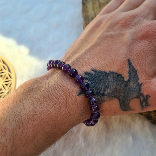 bracelet de protection amethyste
