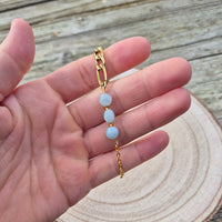 Bracelet en Morganite Asymétrique