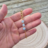 Bracelet en Morganite Asymétrique