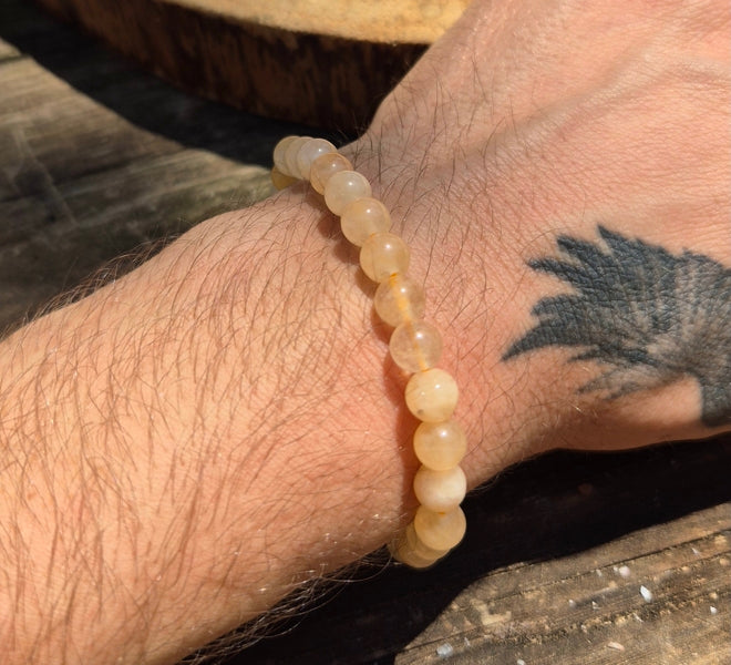 boutique de mineraux bracelet en aventurine jaune