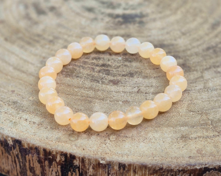 Bracelet en Aventurine Jaune A 8mm