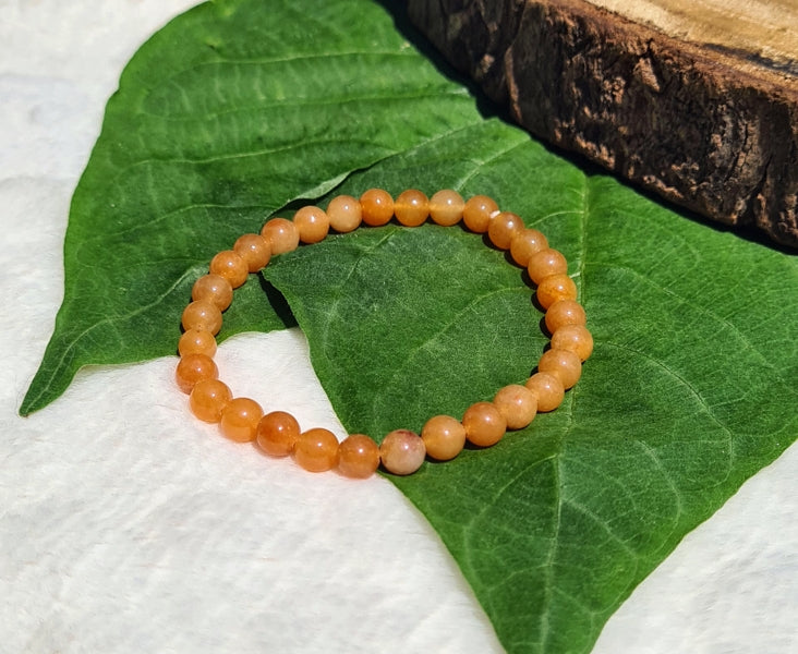 bracelet en aventurine orange