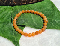 bracelet en aventurine orange