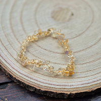 Bracelet Baroque en Citrine Naturelle