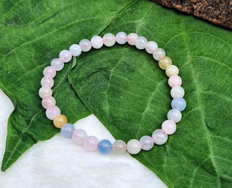 bracelet en beryl naturel