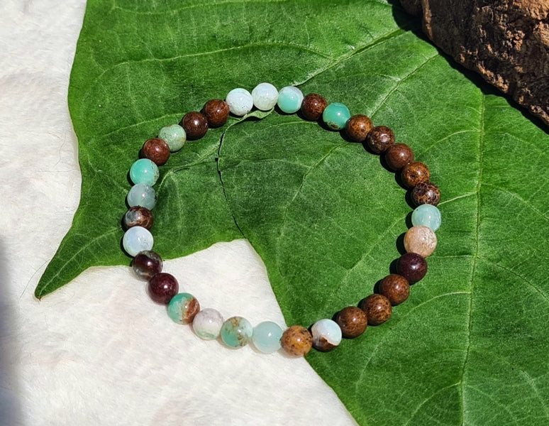 boutique de lithothérapie bracelet en chrysoprase
