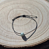 Bracelet en Jade sur fil et fermeture marcramé