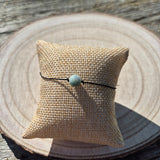Bracelet en Jade sur fil et fermeture marcramé