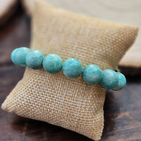 Bracelet Amazonite du Pérou A 12mm