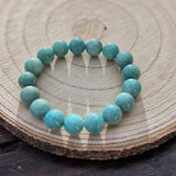 Bracelet Amazonite du Pérou A 12mm