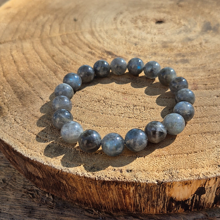 Bracelet en Labradorite de Madagascar - 10mm