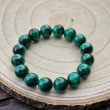 Bracelet en Malachite du Congo 12mm