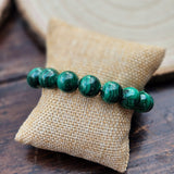 Bracelet en Malachite du Congo 12mm