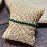 Bracelet en Malachite AA du Congo 4mm