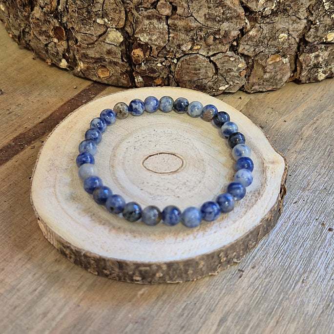 Bracelet en Sodalite du Brésil 6mm
