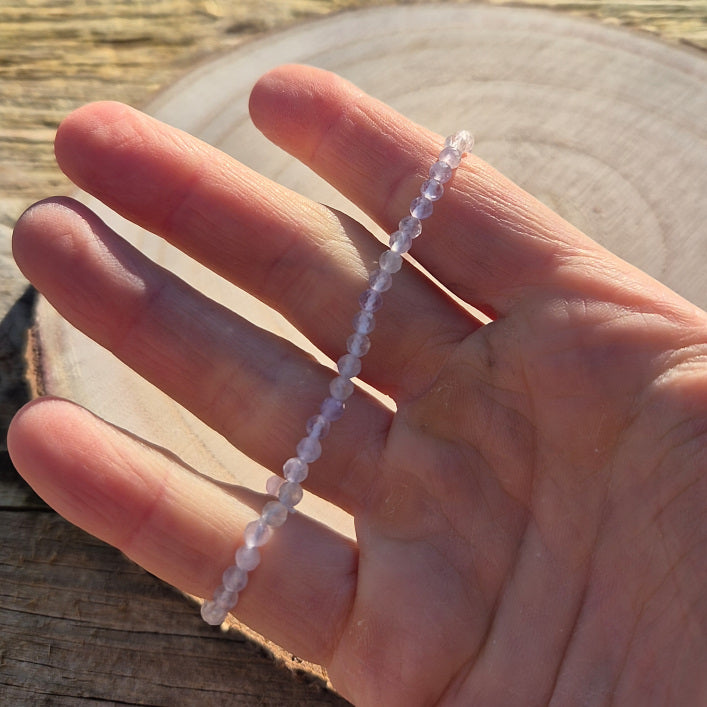 Bracelet Facette Améthyste Lavande du Brésil