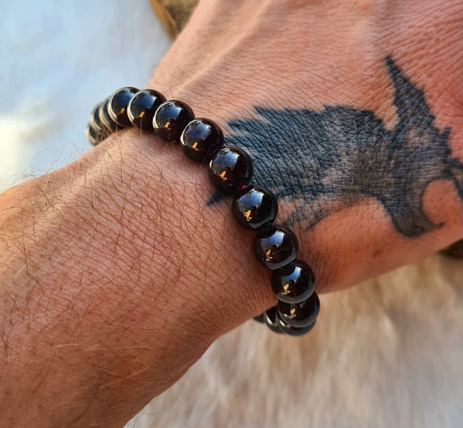 bracelet en grenat