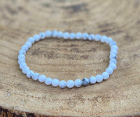 bracelet en howlite petite pierre