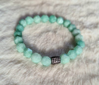 bracelet en jade vert