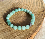 bracelet en jade vert