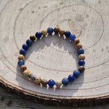 Bracelet Lacher-Prise Sodalite et Jaspe Paysage