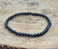 Bracelet en Obsidienne Oeil Celest du Mexique 4mm