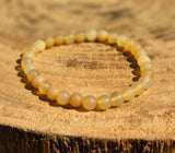 Bracelet en Opale Jaune 6mm