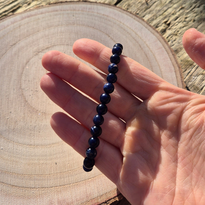 Bracelet en Sodalite AA du Namibie 6mm