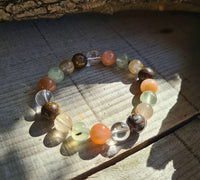 Bracelet Holistic version soleil - activer votre potentiel perles de 10mm