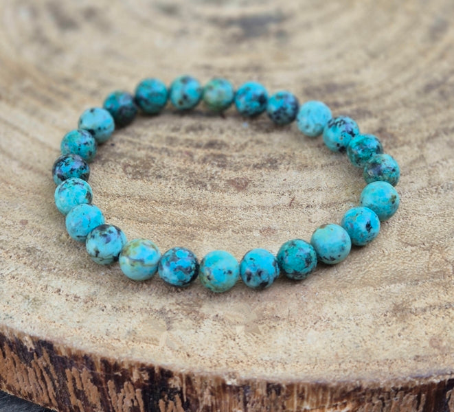 boutique de mineraux bracelet en turquoise d'afrique
