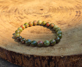 bracelet en unakite