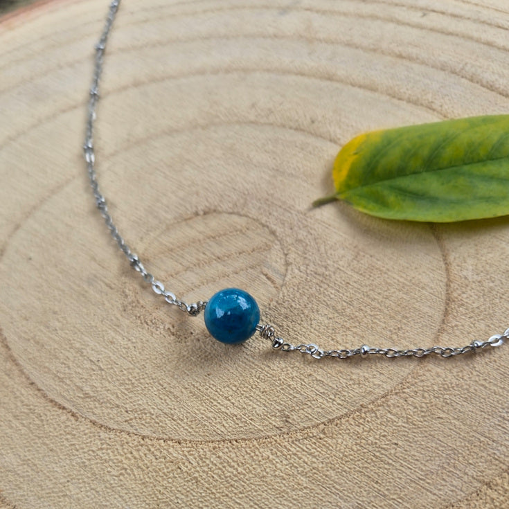 Aphrodite - Collier ras de cou Apatite