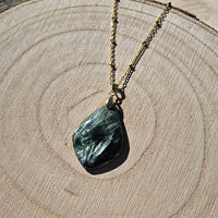 Collier Kite en Séraphinite