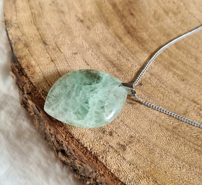 collier en fluorite verte boutique de lithothérapie