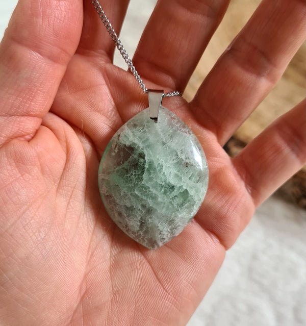 collier en fluorite verte boutique de lithothérapie