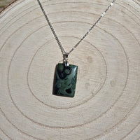 Collier en Jaspe Kambaba de Madagascar Rectangle