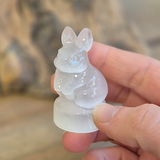 Figurine Lapin en Sélénite