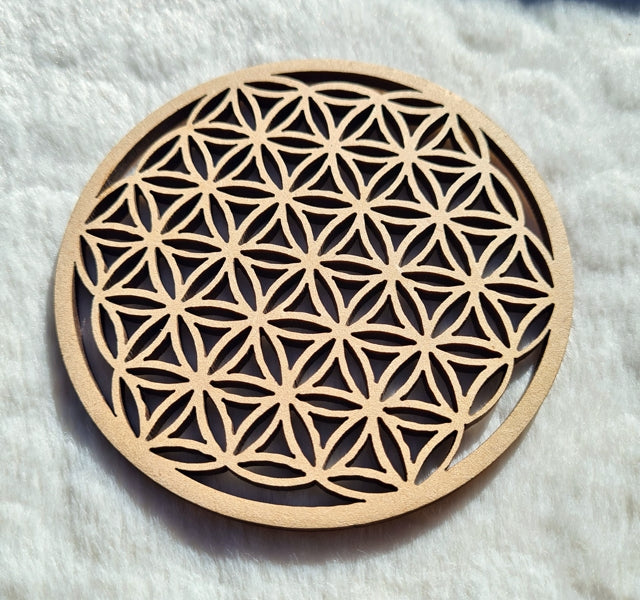 plaque de rechargement fleur de vie