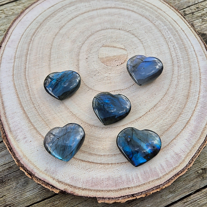 coeur en labradorite