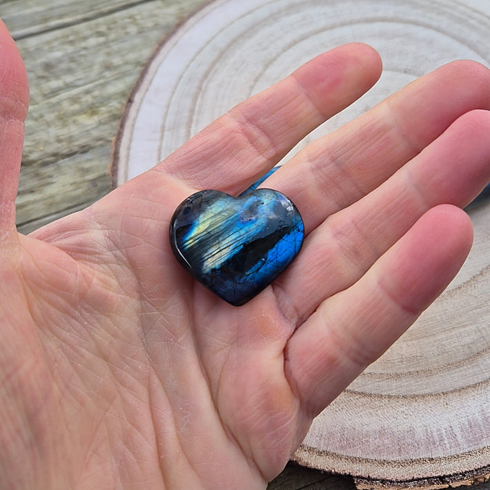 coeur en labradorite