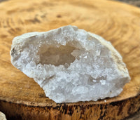 géode de quartz blanc boutique de mineraux