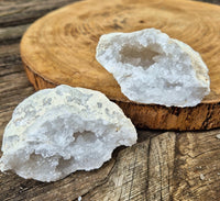 géode de quartz blanc boutique de mineraux