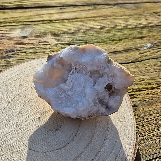 Géode de Quartz Blanc 326gr